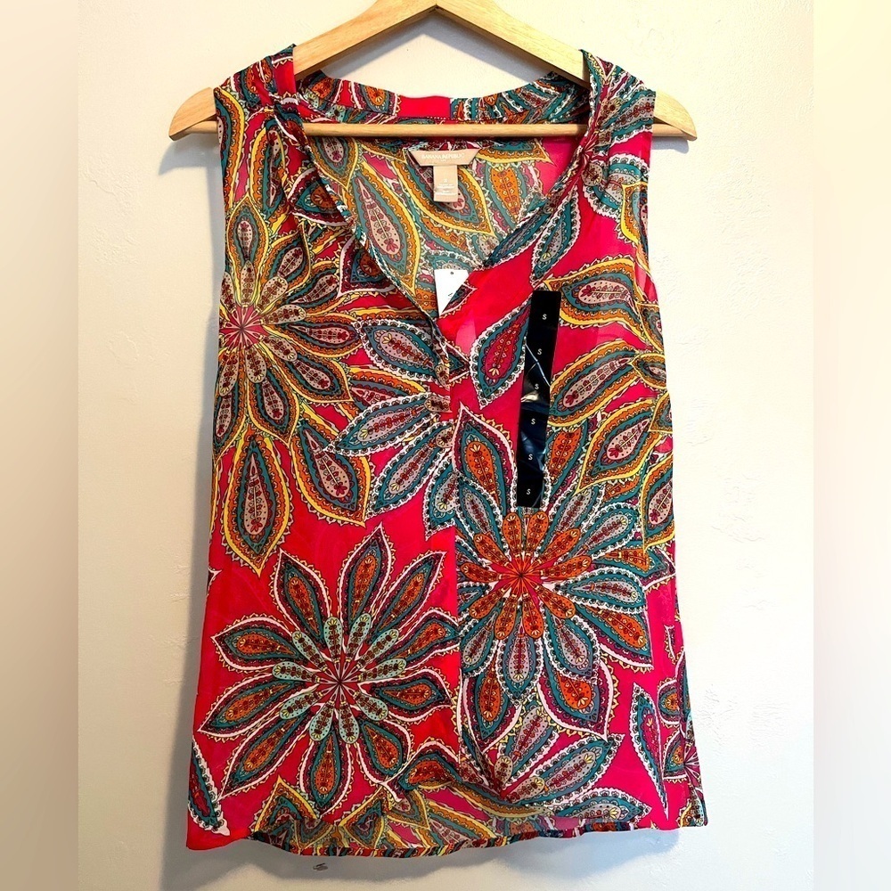 Banana Republic Floral Sleeveless Top NWT